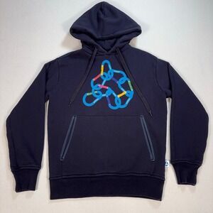 G-Star Raw Marc Newson‎ Clips Hoodie Men's M Dark Navy 100% Cotton Pocket Fleece